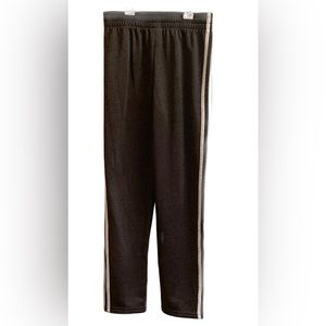 Adidas black athletic pants, M